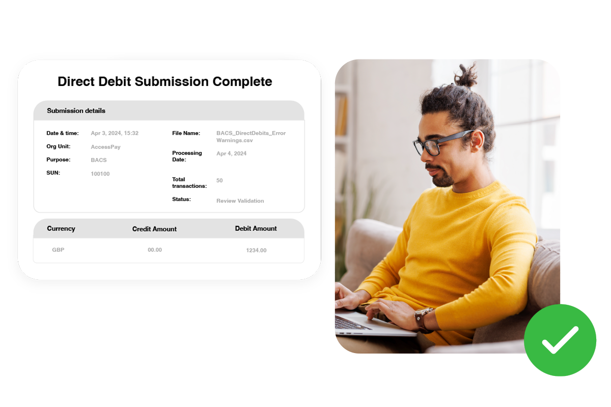 screenshot of AccessPay Platform